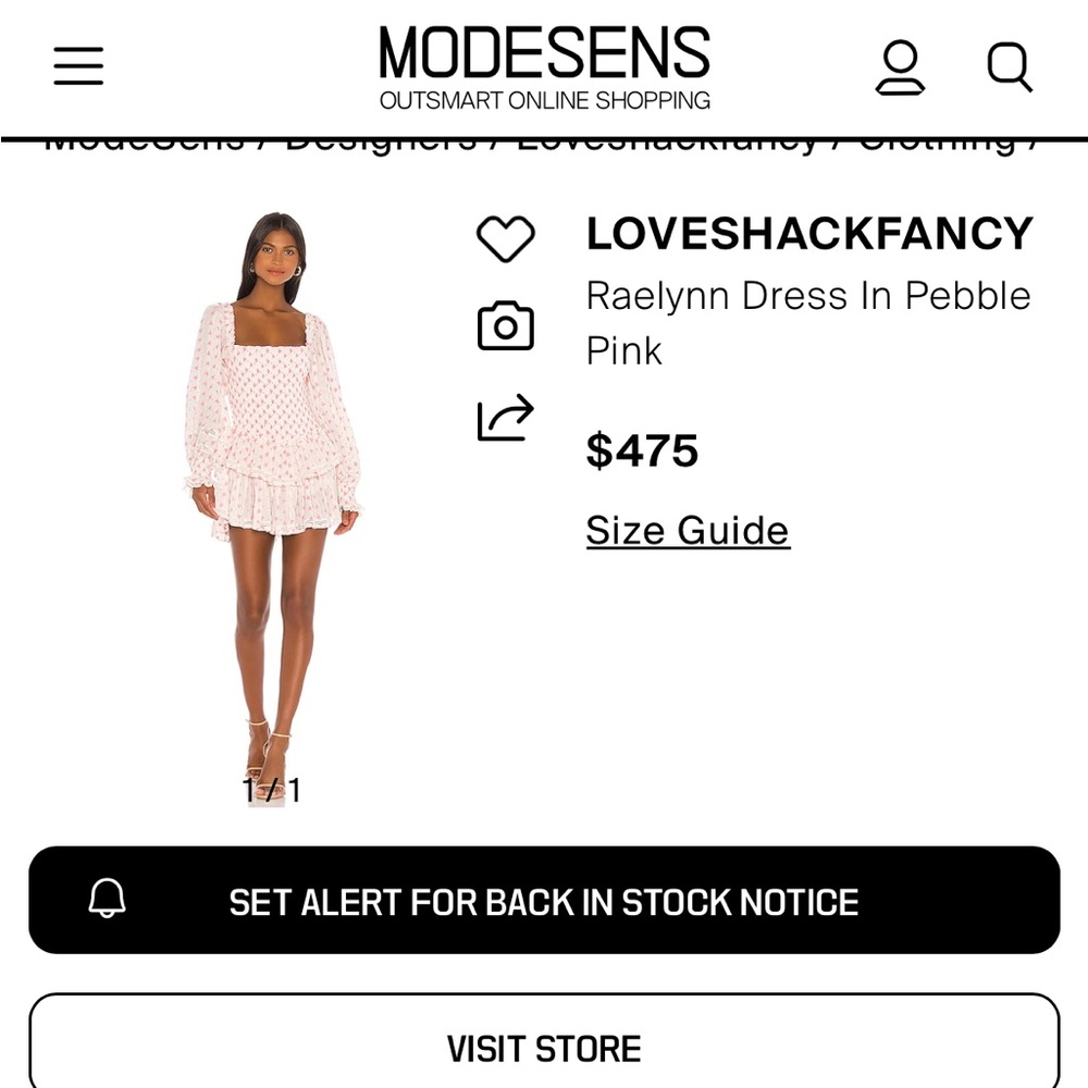 LoveShackFancy Raelynn Dress - Picture 2 of 11